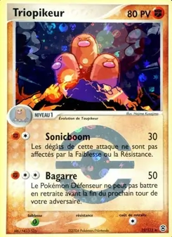 Triopikeur, EX Rouge Feu & Vert Feuille, n° 22