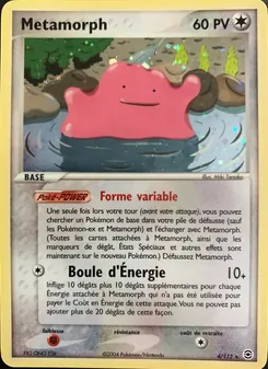 Métamorph, EX Rouge Feu & Vert Feuille, n° 4