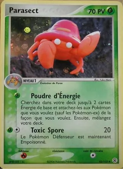 Parasect, EX Rouge Feu & Vert Feuille, n° 43