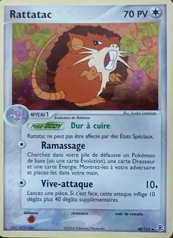 Rattatac, EX Rouge Feu & Vert Feuille, n° 48