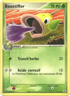 Boustiflor, EX Rouge Feu & Vert Feuille, n° 51
