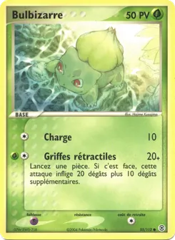 Bulbizarre, EX Rouge Feu & Vert Feuille, n° 55