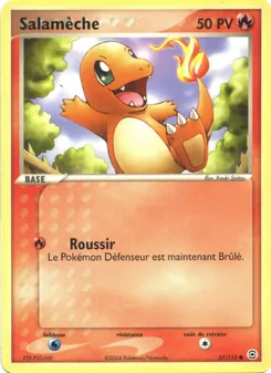 Salamèche, EX Rouge Feu & Vert Feuille, n° 57