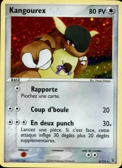 Kangourex, EX Rouge Feu & Vert Feuille, n° 6