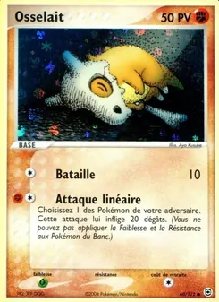 Osselait, EX Rouge Feu & Vert Feuille, n° 60