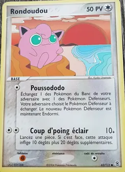 Rondoudou, EX Rouge Feu & Vert Feuille, n° 65