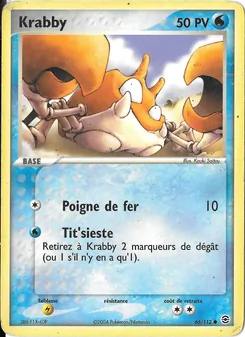 Krabby, EX Rouge Feu & Vert Feuille, n° 66