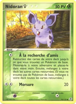 Nidoran ♀, EX Rouge Feu & Vert Feuille, n° 70