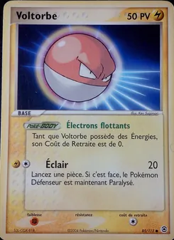 Voltorbe, EX Rouge Feu & Vert Feuille, n° 85