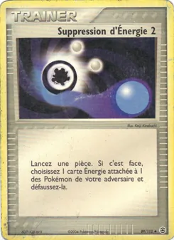 Suppression d'Énergie 2, EX Rouge Feu & Vert Feuille, n° 89