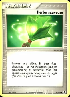 Herbe sauveuse, EX Rouge Feu & Vert Feuille, n° 93