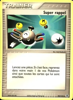 Super rappel, EX Rouge Feu & Vert Feuille, n° 99