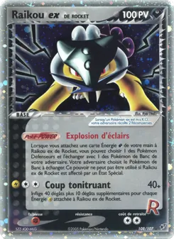 Raikou ex de Rocket, EX Deoxys, n° 108
