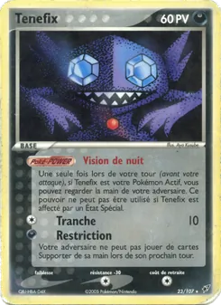 Ténéfix, EX Deoxys, n° 23