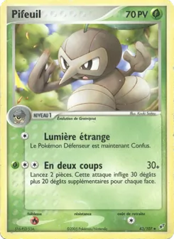 Pifeuil, EX Deoxys, n° 43
