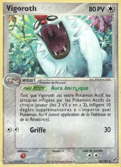 Vigoroth, EX Deoxys, n° 50