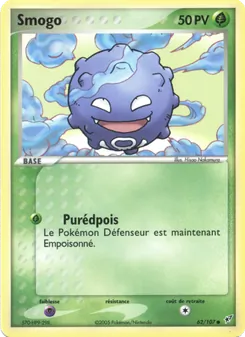 Smogo, EX Deoxys, n° 62