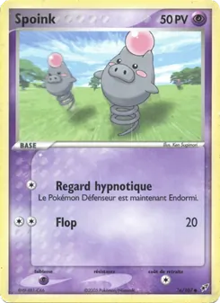 Spoink, EX Deoxys, n° 76