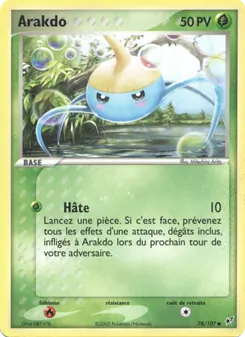 Arakdo, EX Deoxys, n° 78