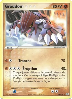 Groudon, EX Émeraude, n° 14