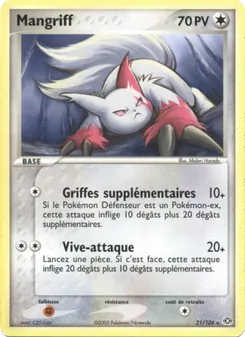 Mangriff, EX Émeraude, n° 21