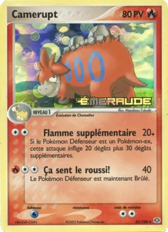 Camérupt, EX Émeraude, n° 23
