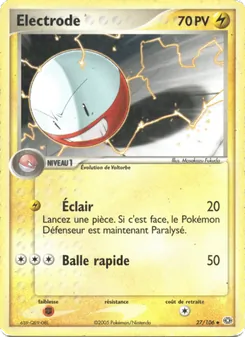 Électrode, EX Émeraude, n° 27