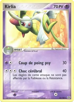 Kirlia, EX Émeraude, n° 33
