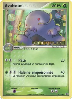 Avaltout, EX Émeraude, n° 40