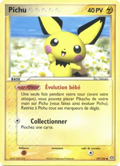 Pichu, EX Émeraude, n° 59