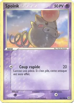 Spoink, EX Émeraude, n° 66