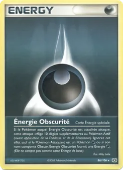 Énergie Obscurité, EX Émeraude, n° 86