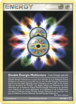 Double Énergie Multicolore, EX Émeraude, n° 87