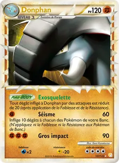 Donphan, HeartGold SoulSilver, n° 107