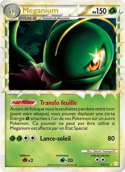 Méganium, HeartGold SoulSilver, n° 109