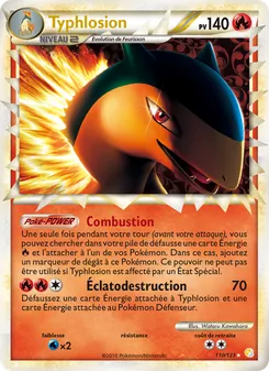 Typhlosion, HeartGold SoulSilver, n° 110