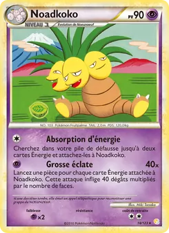 Noadkoko, HeartGold SoulSilver, n° 18