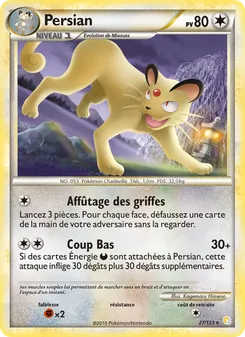 Persian, HeartGold SoulSilver, n° 27