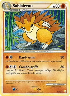 Sablaireau, HeartGold SoulSilver, n° 29