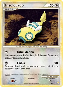 Insolourdo, HeartGold SoulSilver, n° 41