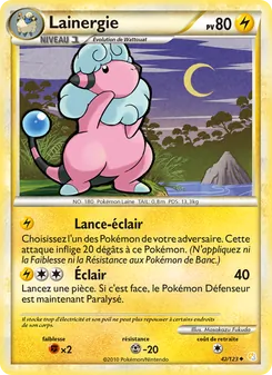 Lainergie, HeartGold SoulSilver, n° 42