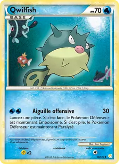 Qwilfish, HeartGold SoulSilver, n° 50