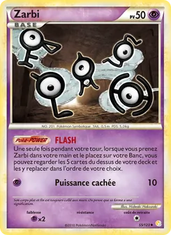 Zarbi, HeartGold SoulSilver, n° 55