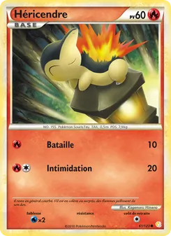 Héricendre, HeartGold SoulSilver, n° 61