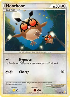 Hoothoot, HeartGold SoulSilver, n° 66