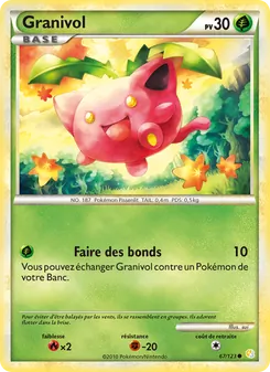 Granivol, HeartGold SoulSilver, n° 67