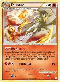 Feunard, HeartGold SoulSilver, n° 7