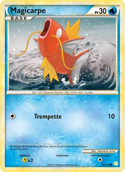 Magicarpe, HeartGold SoulSilver, n° 72