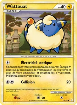 Wattouat, HeartGold SoulSilver, n° 73
