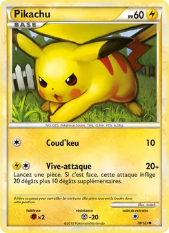Pikachu, HeartGold SoulSilver, n° 78